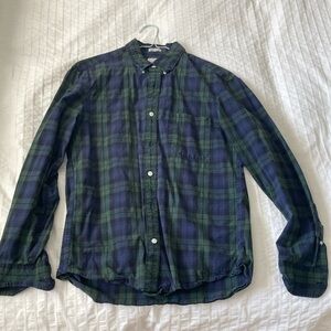 J Crew Plaid Button-down Shirt
